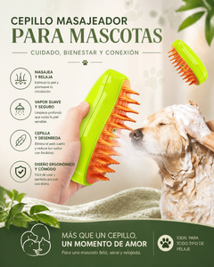 Cepillo de vapor para mascotas