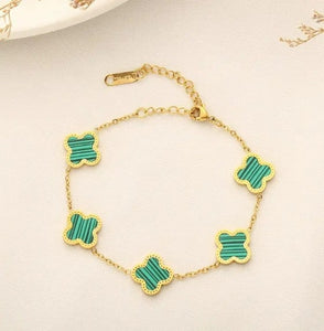 Brazalete Trevo de cuatro hojas