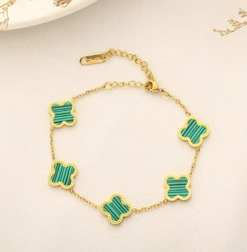 Brazalete Trevo de cuatro hojas