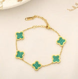 Brazalete Trevo de cuatro hojas