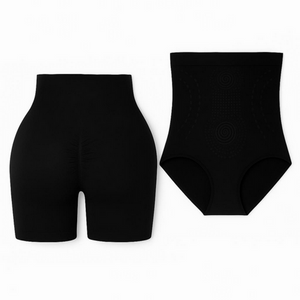 Combo de Shorts de Yoga Preto y Cinta Corset Redutor