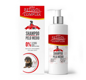 Champú para mascotas de pelo medio 200 ml